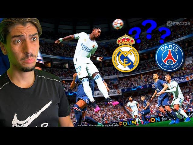 FIFA 22 DEVENIR PRO JE SIGNE AU PSG OU LE REAL MADRID ?