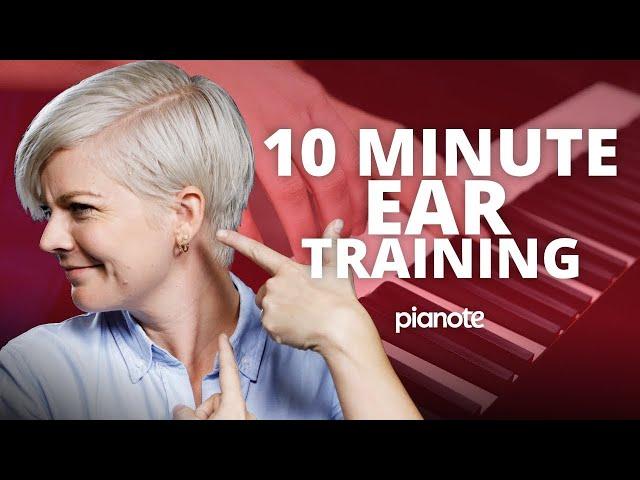 How To Train Your Ears In 10 Minutes  (Beginner Piano Lesson)