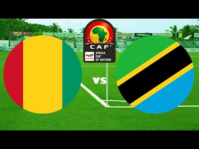 #LIVE: GUINEA VS TANZANIA - MCHEZO WA KUFUZU AFCON 2025