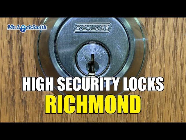 High Security Locks Richmond | Mr. Locksmith™