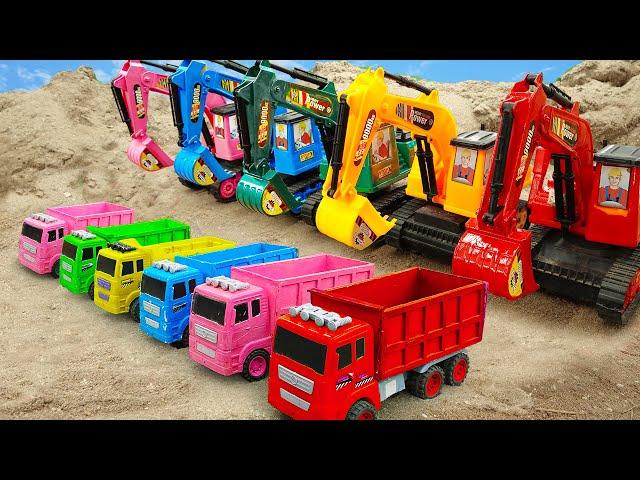 Mega RC Construction Site Action RC Excavator Dump Trucks Wheel Loader Dozer Tractors RC Vehicles