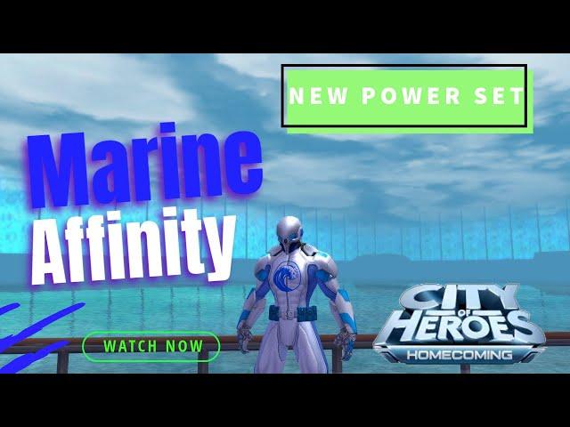 City of Heroes- Marine Affinity. NEW power set