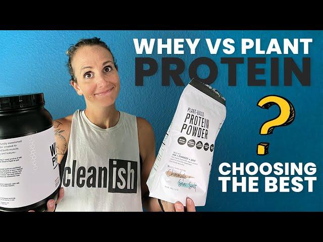 The Best Protein Powder For Beginners (Whey Vs. Plant Protein)