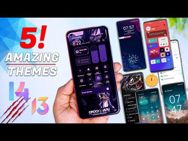 OMG !! Unique 5 Theme For Miui 14 & 13 | Unbelievable New Looks In Any Redmi, Poco Or Xiaomi