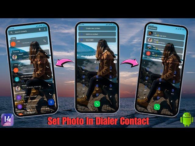 How To Set Photo On Dialer || Contact And Call Screen Background