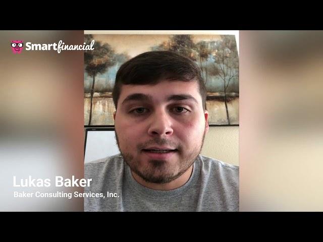 SmartFinancial Testimonial - Lukas Baker