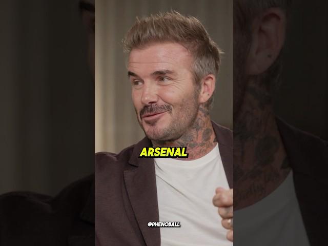 David Beckham EXPLAINS why his SON supports ARSENAL