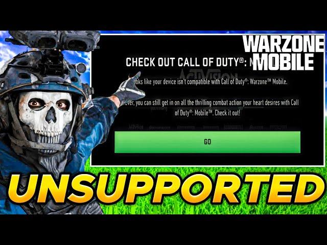 Warzone Mobile Unsupported? Here's Why...