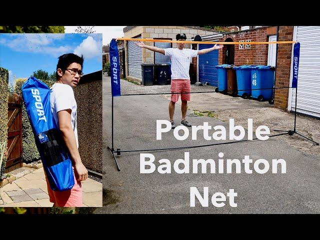 Sport2go Portable Badminton Net - Unboxing, Set Up and Review