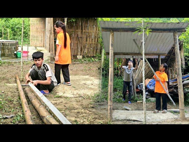 Two orphans work together to rebuild a new, stronger bathroom