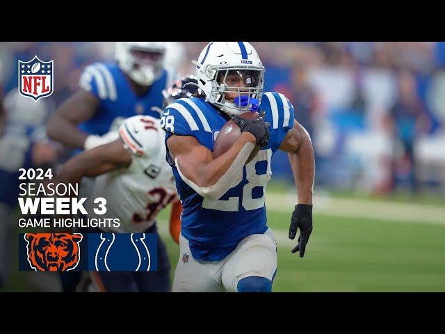 Chicago Bears vs. Indianapolis Colts Game Highlights | NFL 2024 Season Week 3