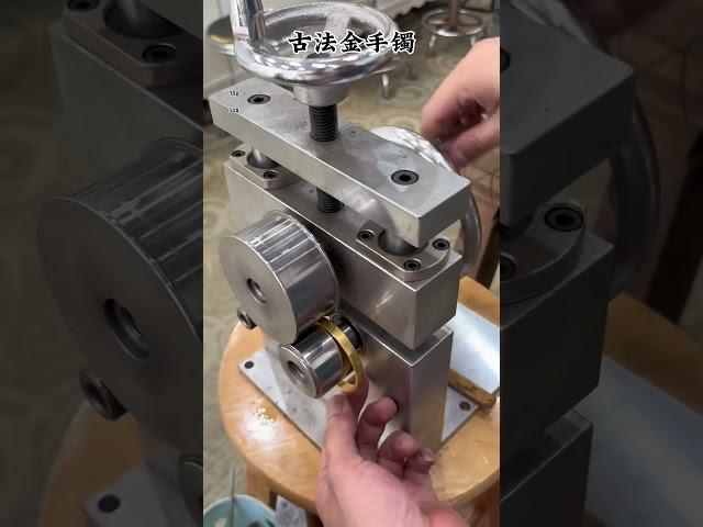 38.68克，手工古法金手镯。#来料加工 #合浦打金 #合浦李记灵作