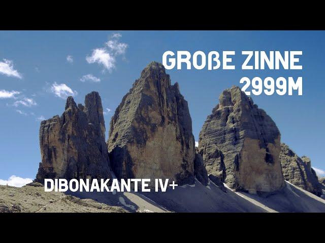 Große Zinne 2999m Dibonakante IV+