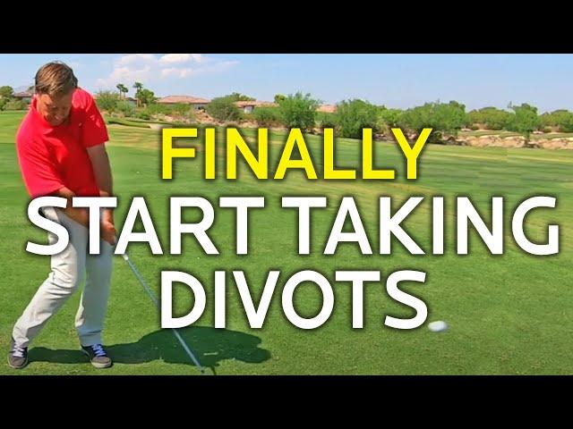 HOW TO TAKE A DIVOT WITH YOUR IRONS (The Secret)