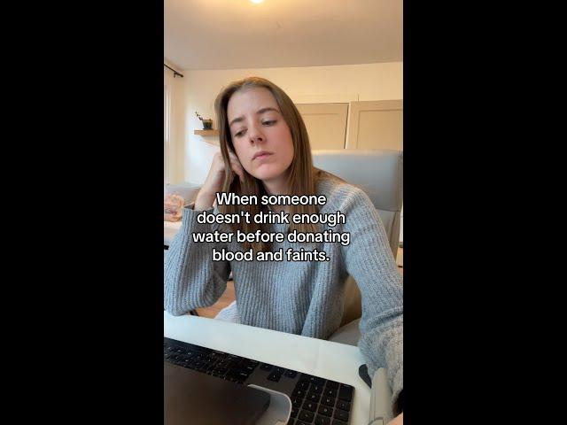 Why You Should Drink Water Before Donating Blood