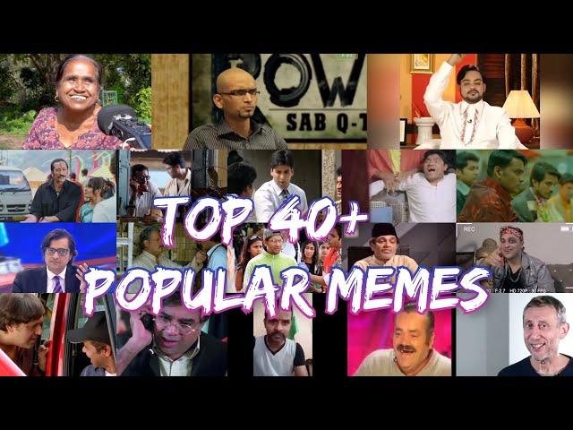 Top 40+ Memes | Popular Meme Clips for Video Editing | Indian Memes | Meme Templates | No Copyright