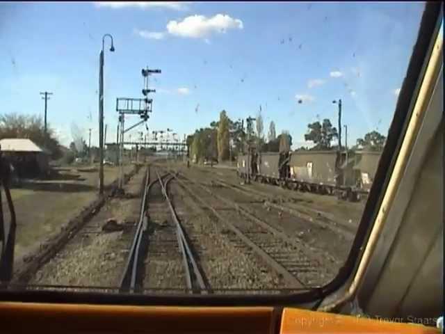 Australian Trains: XPT Cabride from Cootamundra to Demondrille