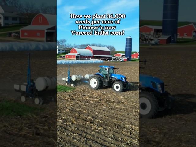 Planting @PioneerHBnew Vorceed Enlist corn! #sponsored #plantpioneer #farm #farmer #agriculture