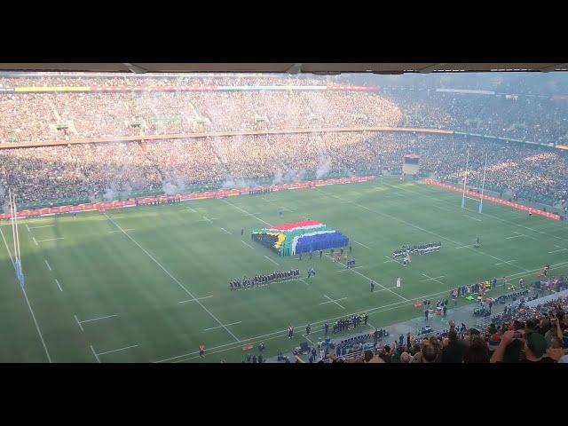 SA Springboks vs NZ All Blacks, opening ceremony, Cape Town 7 Sept 2024