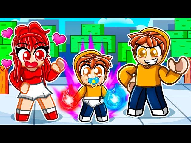 BABY KORY meets my CRUSH in Roblox Strongest Battlegrounds