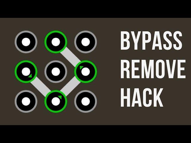How to remove / bypass Android pattern lock, pin and password