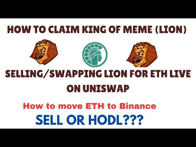 HOW TO CLAIM KING OF MEME (LION) - LIVE VIDEO