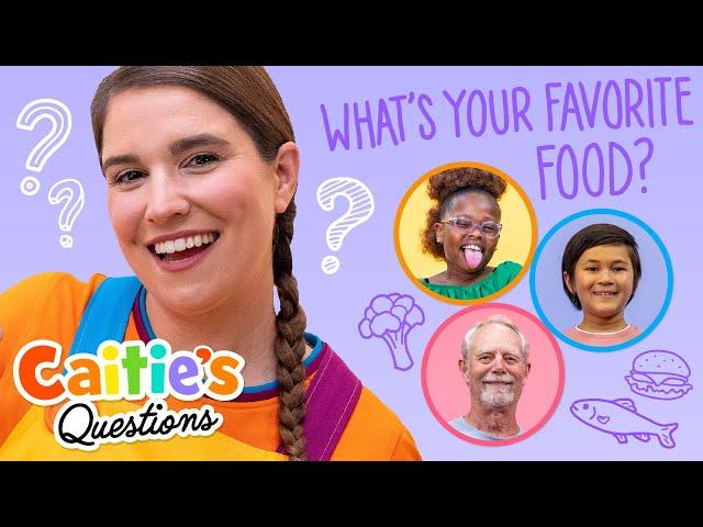 Let's Talk About Food! Is This Yummy? | Kids Answer! | Caitie's Questions