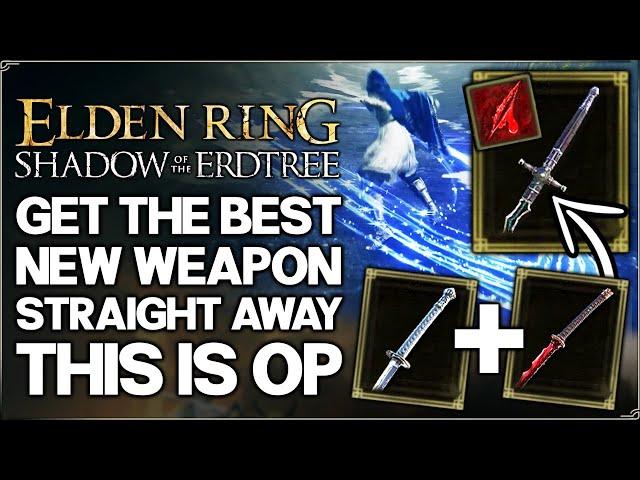 Shadow of the Erdtree - Get the BEST New OP Weapon EARLY FAST - Star-Lined Katana Guide Elden Ring!