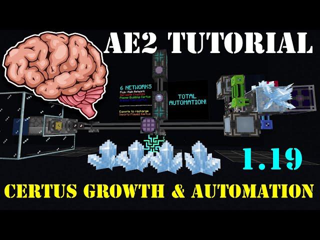 AE2 Tutorial - 1.19 Certus Growth & Automation [Applied Energistics 2]