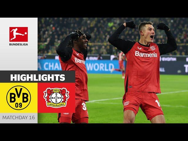 Thrilling 5 Goal Clash! | Borussia Dortmund - Bayer 04 Leverkusen 2-3 | Highlights | Matchday 16