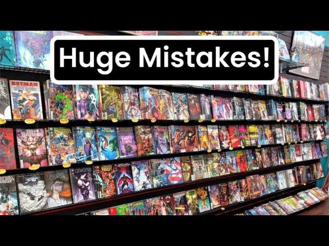 The Biggest Mistakes I’ve Made Collecting Comic Books … DON'T DO THIS