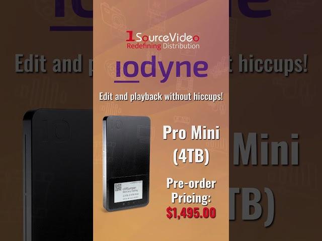 1SourceVideo: Introducing iodyne's Pro Mini SSDs!