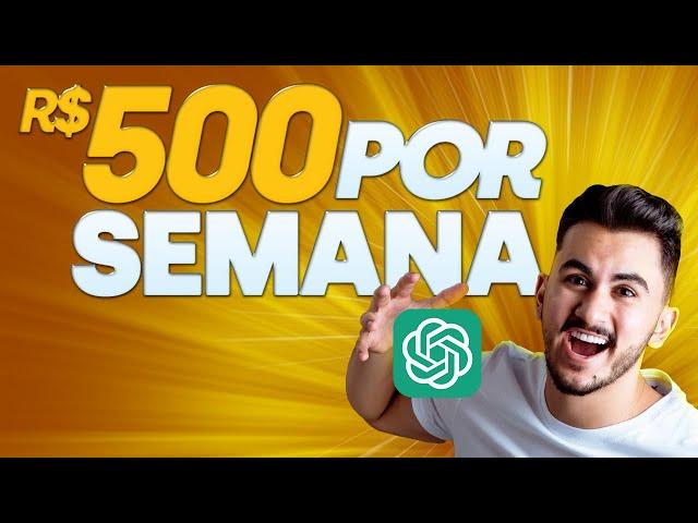 3 FORMAS DE GANHAR DINHEIRO NA INTERNET USANDO CHAT GPT!