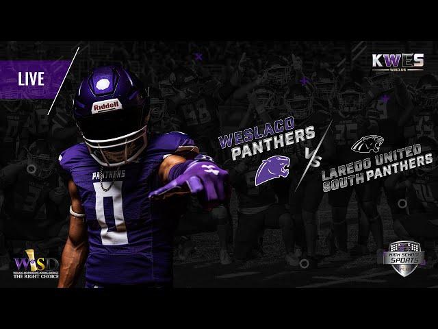 Football 2023: Laredo United South Panthers vs Weslaco Panthers