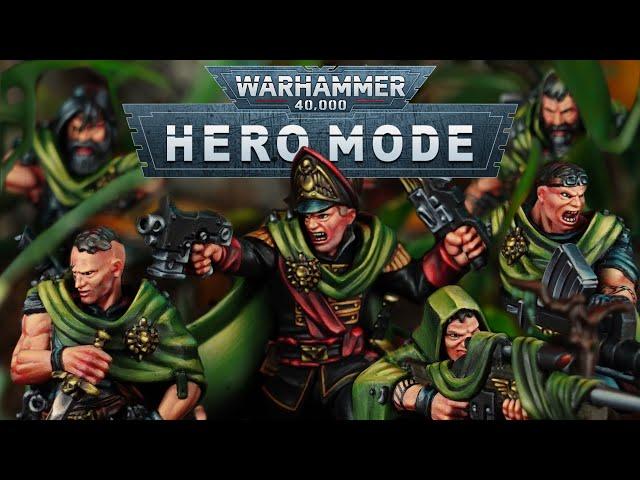 HERO MODE!! Astra Militarum vs Chaos Space Marines | Warhammer 40k Battle Report