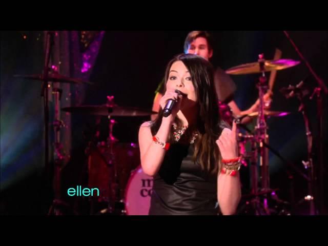 [HD] Miranda Cosgrove ft Greyson Chance - Dancing Crazy (The Ellen DeGeneres Show )