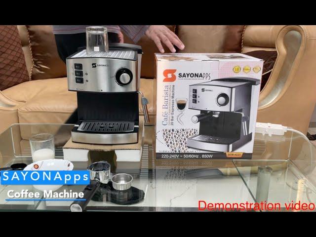 SAYONApps Espresso maker SEM-4223 ( Demo )