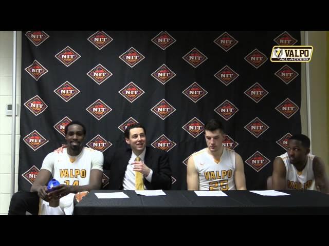 Valpo Basketball Press Conference: Saint Mary's 3|22|16