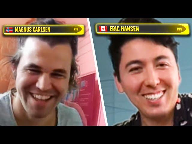 Magnus Carlsen vs Eric Hansen (ALL GAMES) Bullet Chess Championship 2023 Quarter Final