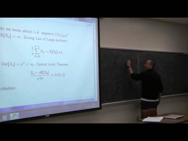 Random Walks and Markov Processes by Graduate Student Antonio Sodre