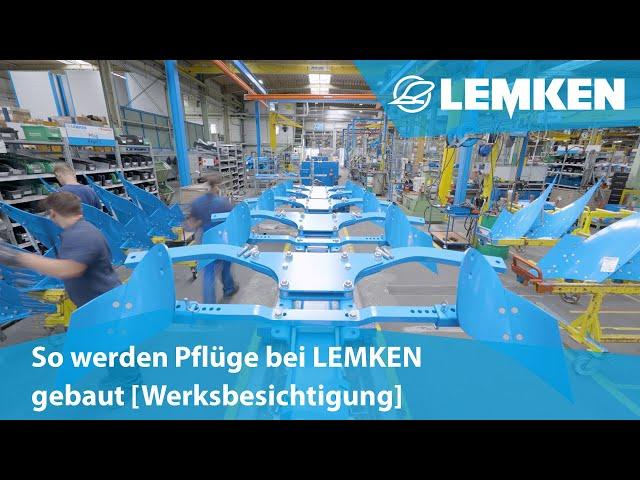 So werden Pflüge bei LEMKEN gebaut [Werksbesichtigung]