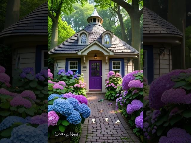 The Purple Door Cottage  #cottagenest #relaxing #cottagevibes #scenery #gardendesign