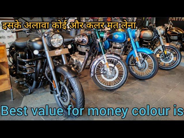 WHAT HAS CHANGED ? ALL COLOURS FOR THE NEW CLASSIC 350 AND FEATURES EXPLAINED ! 2024 Royal Enfield