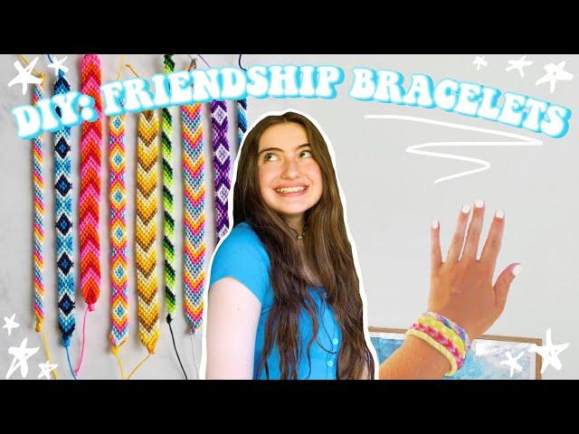 DIY FRIENDSHIP BRACELETS !!