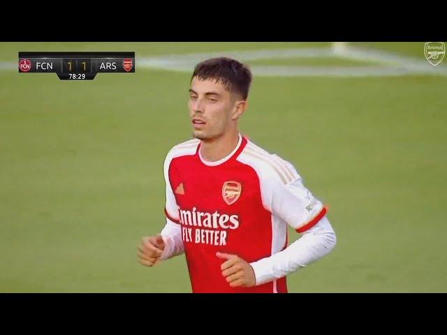 Kai Havertz Arsenal DEBUT vs Nurnberg | 23/24