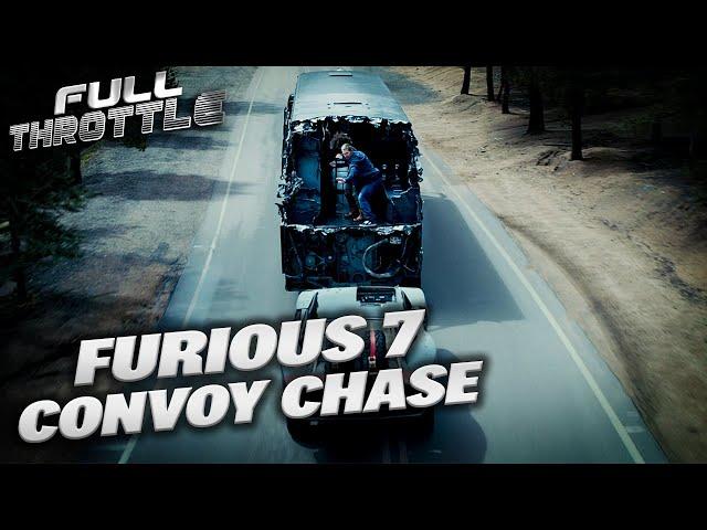 Furious 7 (2015) Full Convoy Chase Sequence | Full Throttle