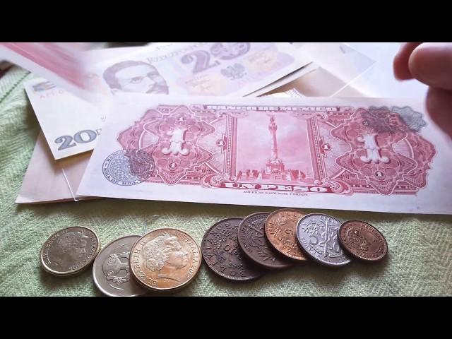 New coins and banknotes