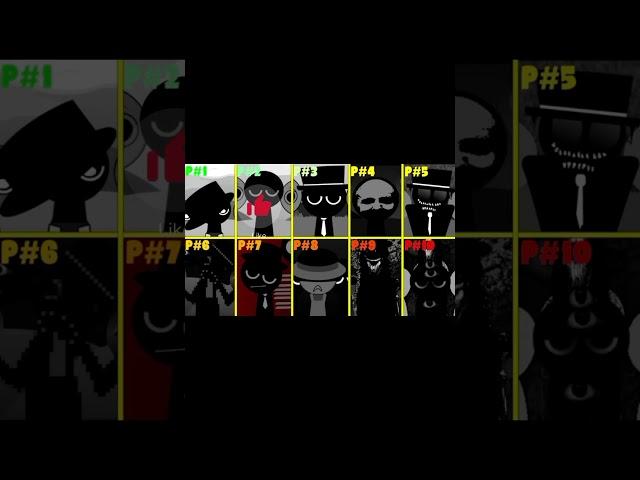 BLACK CHARACTERS + ALL PHASES in Incredibox Sprunki #incredibox #mod #black #new #horror