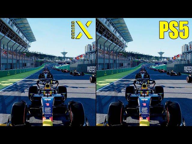 F1 23 Xbox Series S vs. Series X vs. PS5