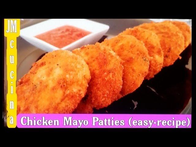 Chicken Mayonnaise Patties Recipe | chicken mayo cutlet recipe | JM Cucina